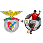 2 PACK SL Benfica® Crest + Eusébio