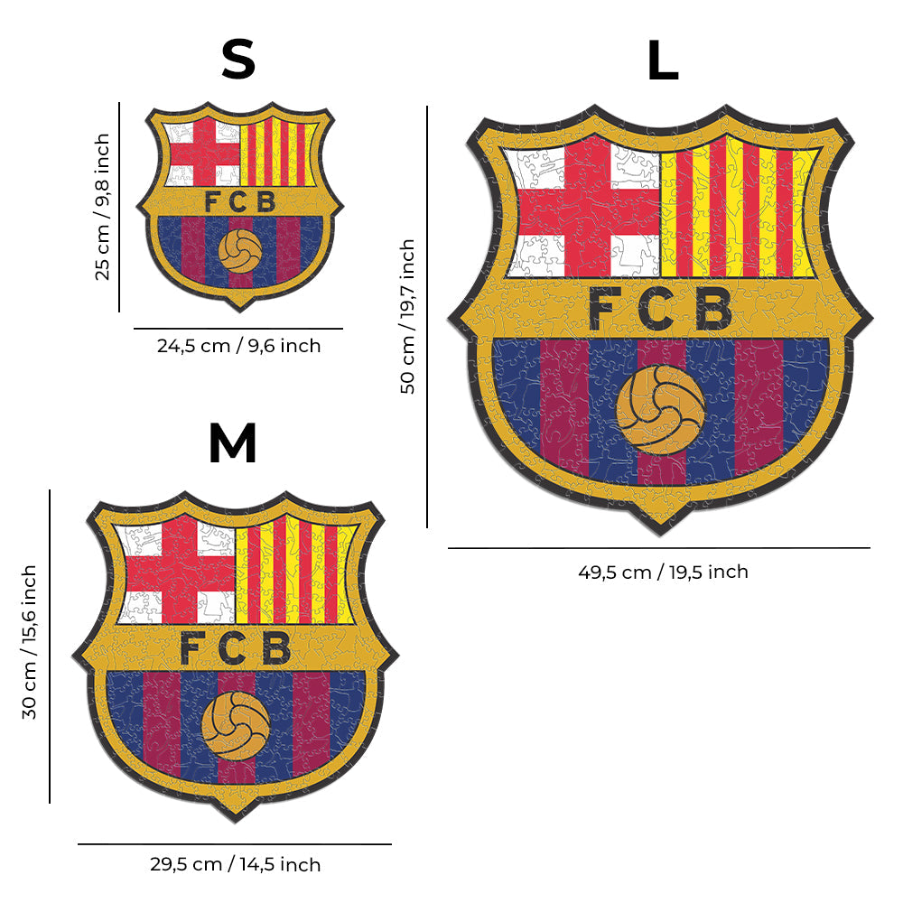 2 PACK FC Barcelona® Crest + Pedri