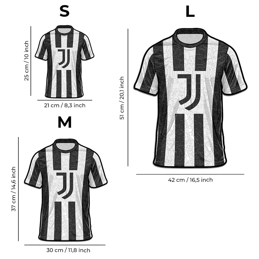 3 PACK Juventus FC® Logo + Jersey + Retro Crest