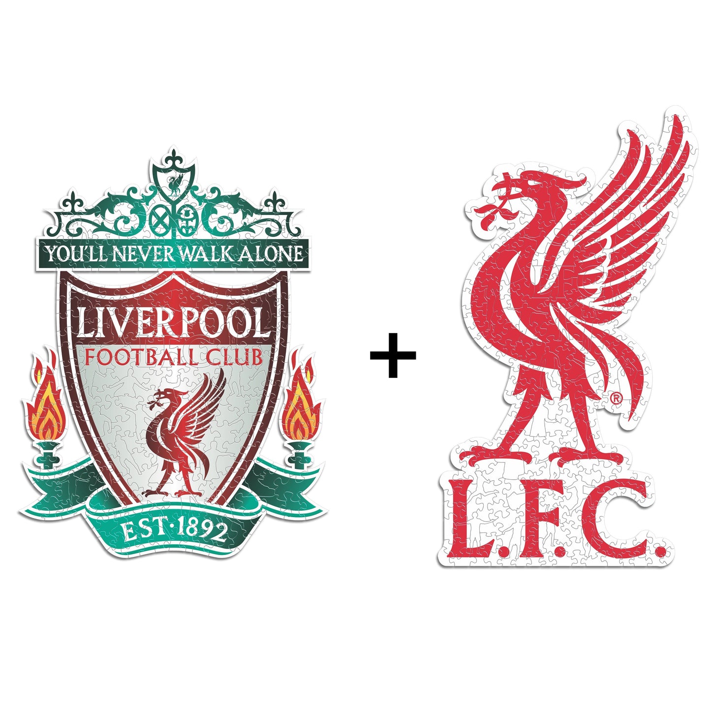 2 PACK Liverpool FC® Crest + Liver Bird Crest