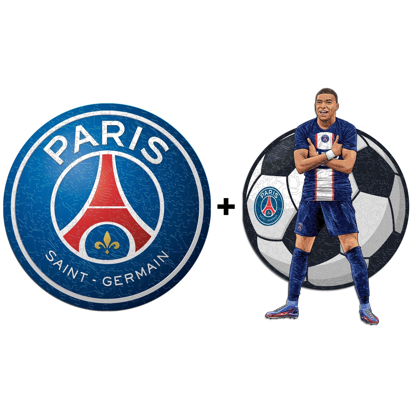 2 PACK PSG FC® Crest + Kylian Mbappé