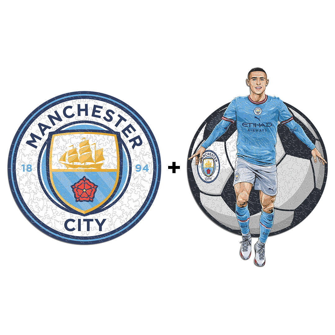 2 PACK Manchester City FC® Crest + Foden