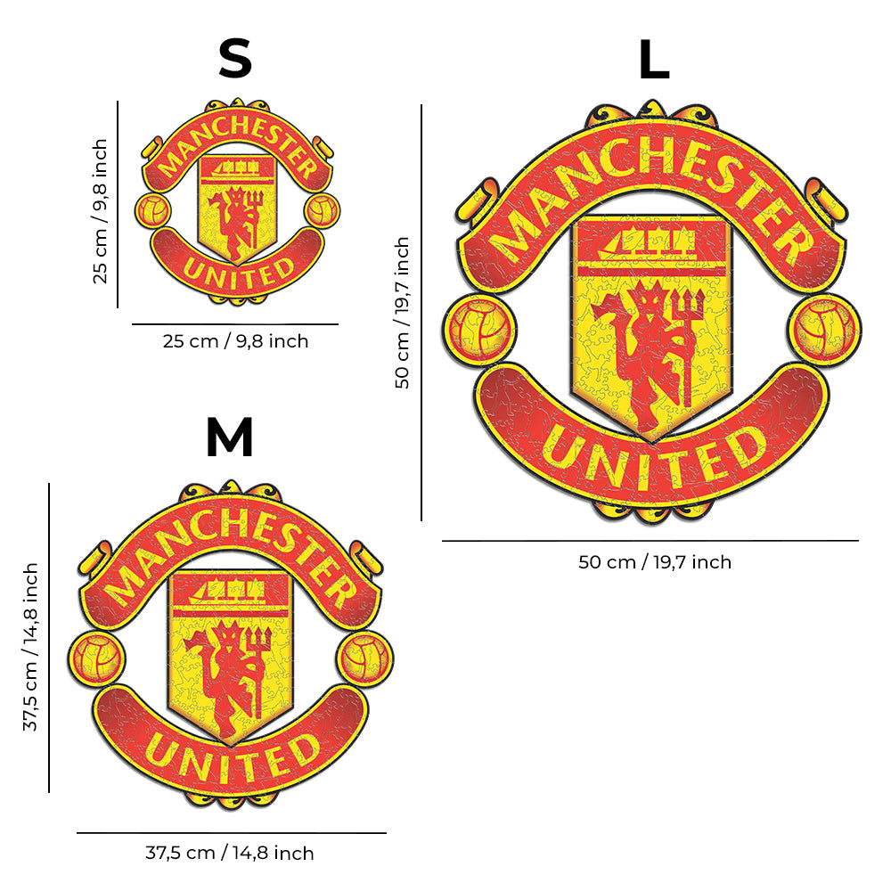 Manchester United FC® Crest - Wooden Puzzle