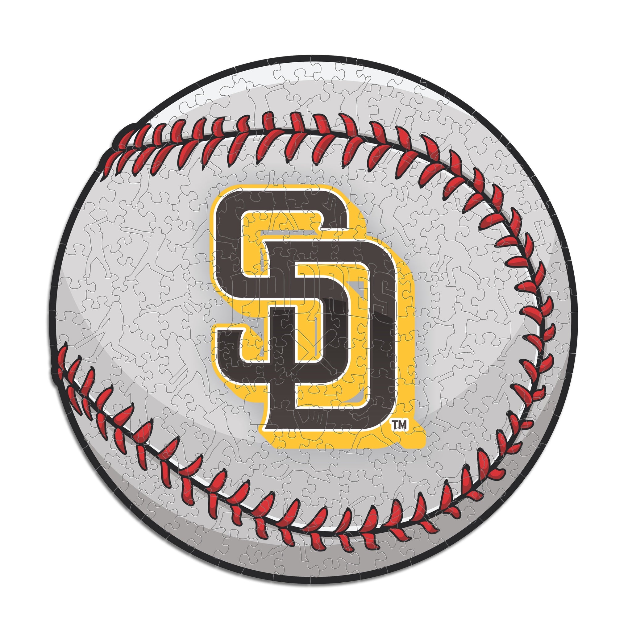 San Diego Padres® Ball - Wooden Puzzle – Iconic Puzzles UK