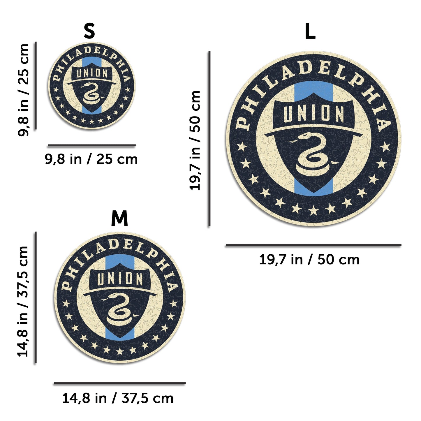 Philadelphia Union® Crest - Wooden Puzzle