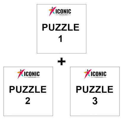 3 Monuments Puzzles Of Your Choice